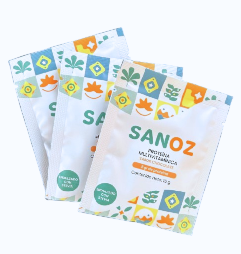 10 PACK Sachets individuales sabor chocolate